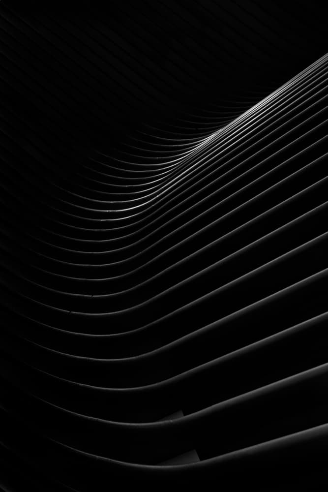 Flowing Dark Waves by Ibrahim Nabeel — canvas wall art