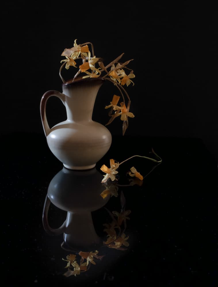 Elegant Floral Still Life by Yuanwei Zuo APA — canvas wall art