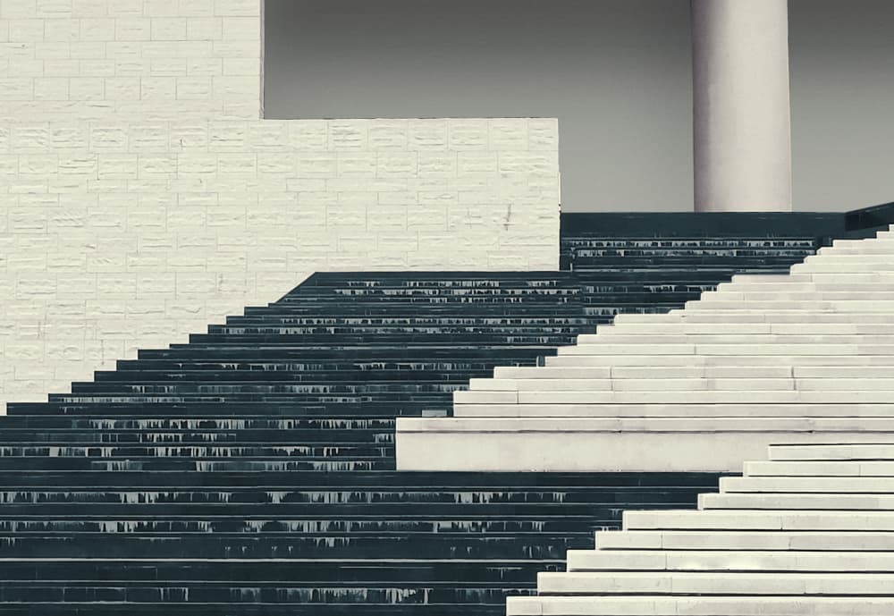 Modern Architectural Ascent by Biao Huang — canvas wall art