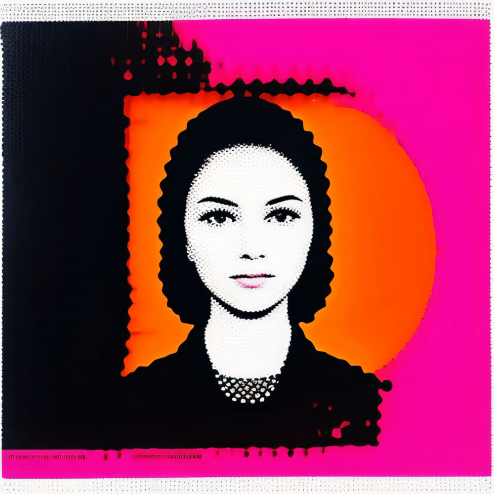 Vibrant Pop Art Portrait by Cicero Spin — canvas wall art