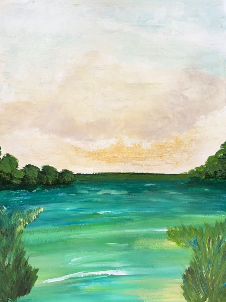 Green Lake Vista by Breanna Megan Studio — canvas wall art