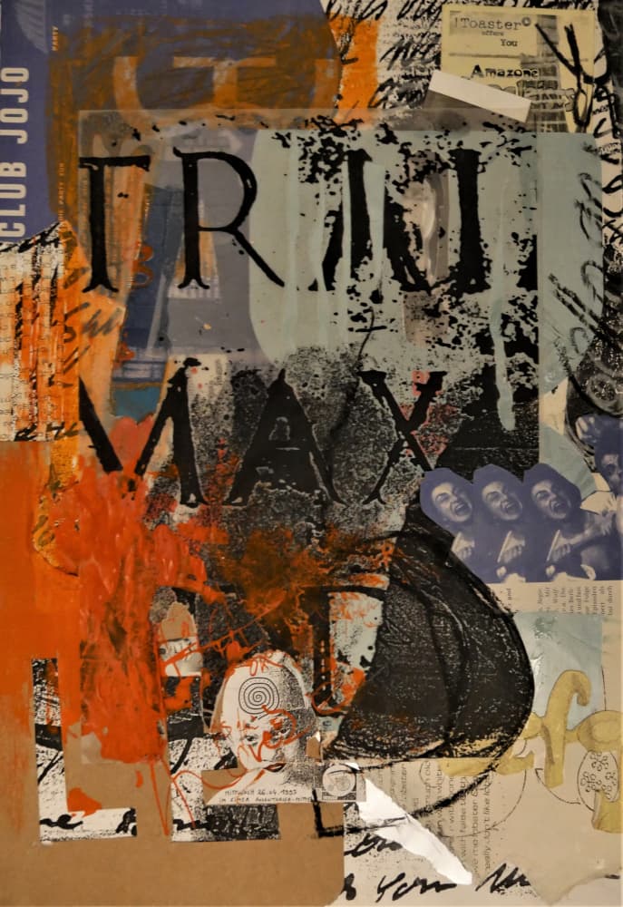 Abstract Grunge Layers by Doris Schmitz — canvas wall art