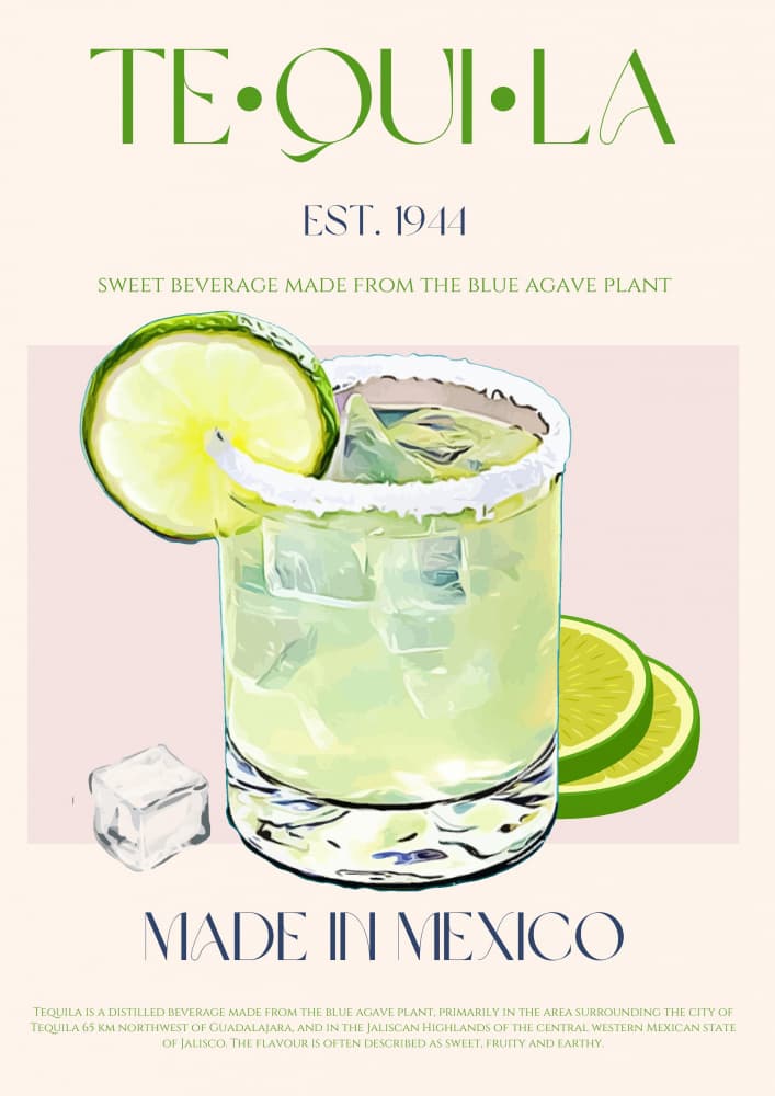 Refreshing Margarita Cocktail by Nazma Khokhar — canvas wall art