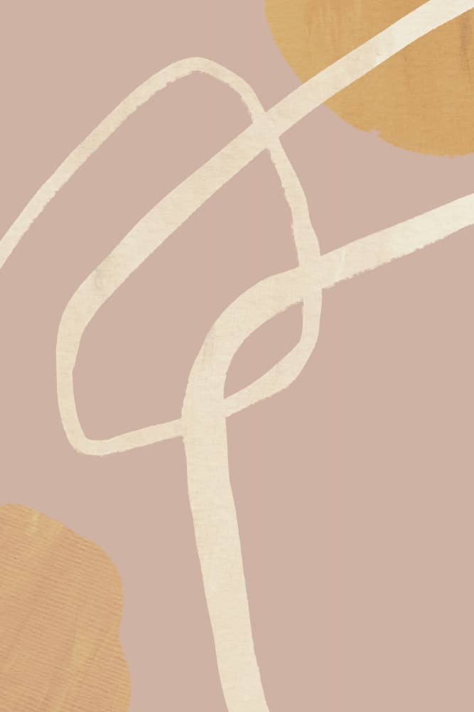 Soft Abstract Shapes by Talitha McQueen — canvas wall art