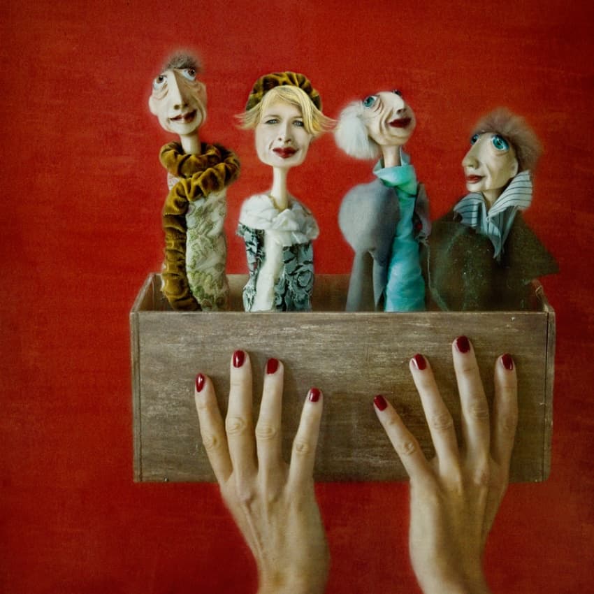 Whimsical Art Dolls by ambra — canvas wall art