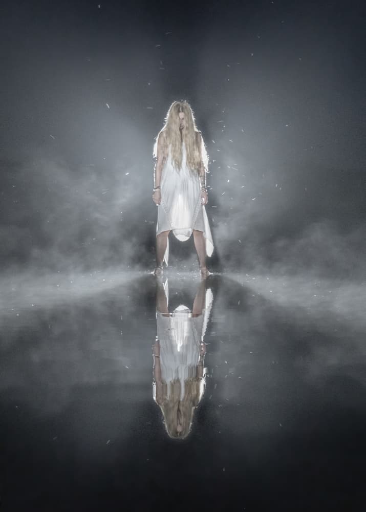 Powerful Woman Reflection by Leszek Paradowski — canvas wall art