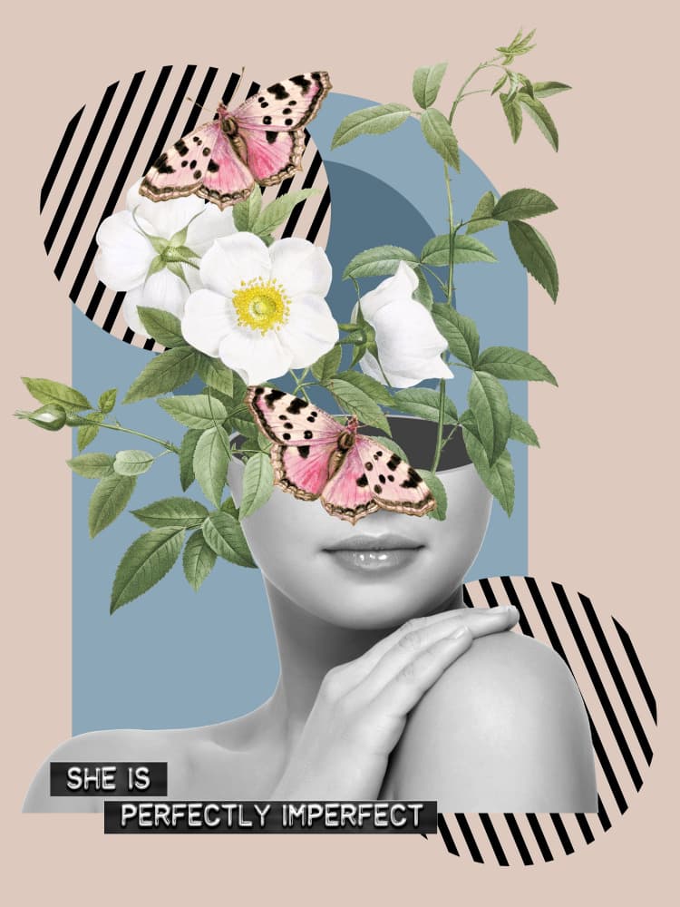 Perfectly Imperfect Beauty by Marja van den Hurk — canvas wall art