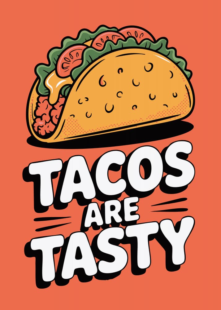 Tasty Taco Illustration