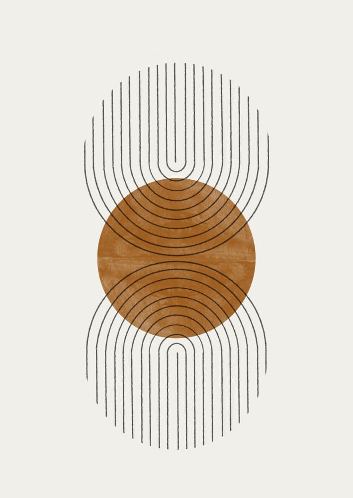Symmetrical Echoes by THE MIUUS STUDIO — canvas wall art