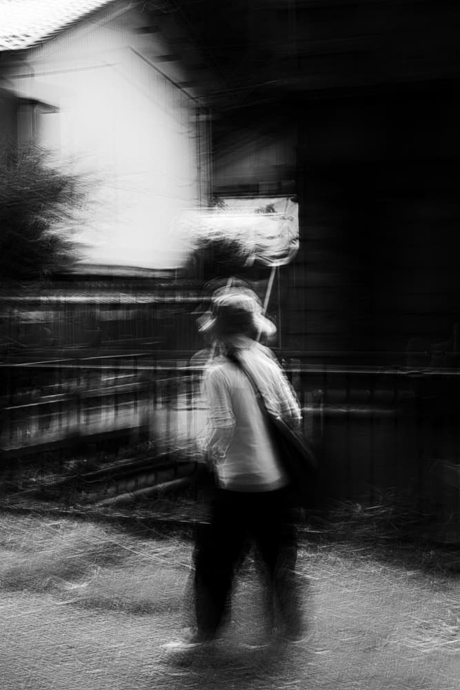 Solitary Urban Motion by Kenta Tamura — canvas wall art