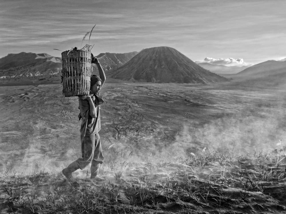 Journey Across Bromo by Angela Muliani Hartojo — canvas wall art