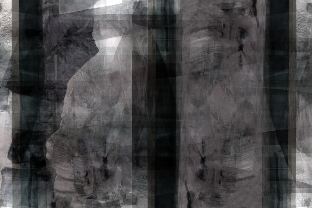 Moody Abstract Layers by cartissi — canvas wall art