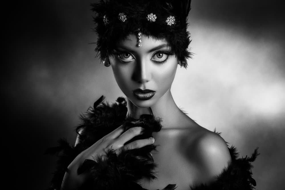 Vintage Flapper Glamour by Peppe Tambè — canvas wall art