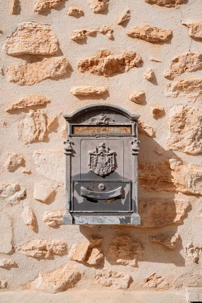 Rustic Wall Mailbox by Henrike Schenk — canvas wall art