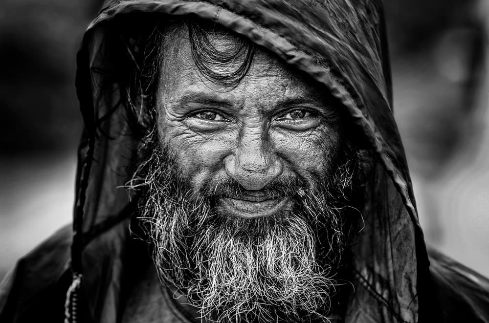 Smiling Bearded Man by Joxe Inazio Kuesta Garmendia — canvas wall art