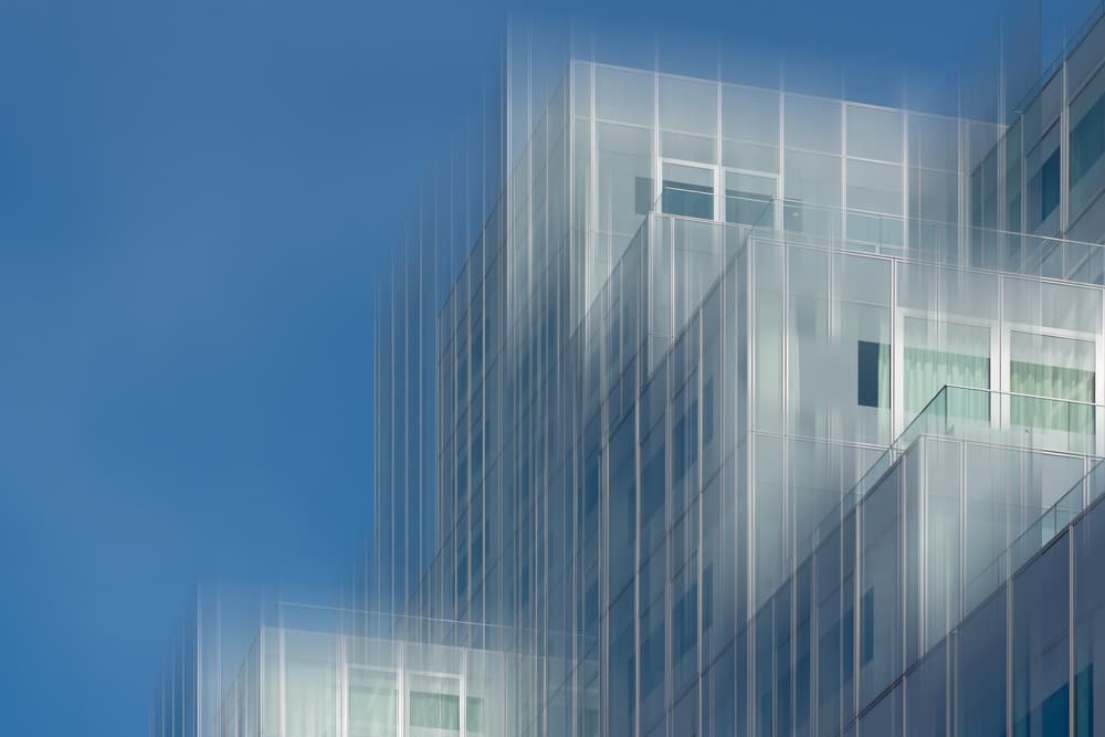 Blurred Modern Architecture by Greetje van Son — canvas wall art