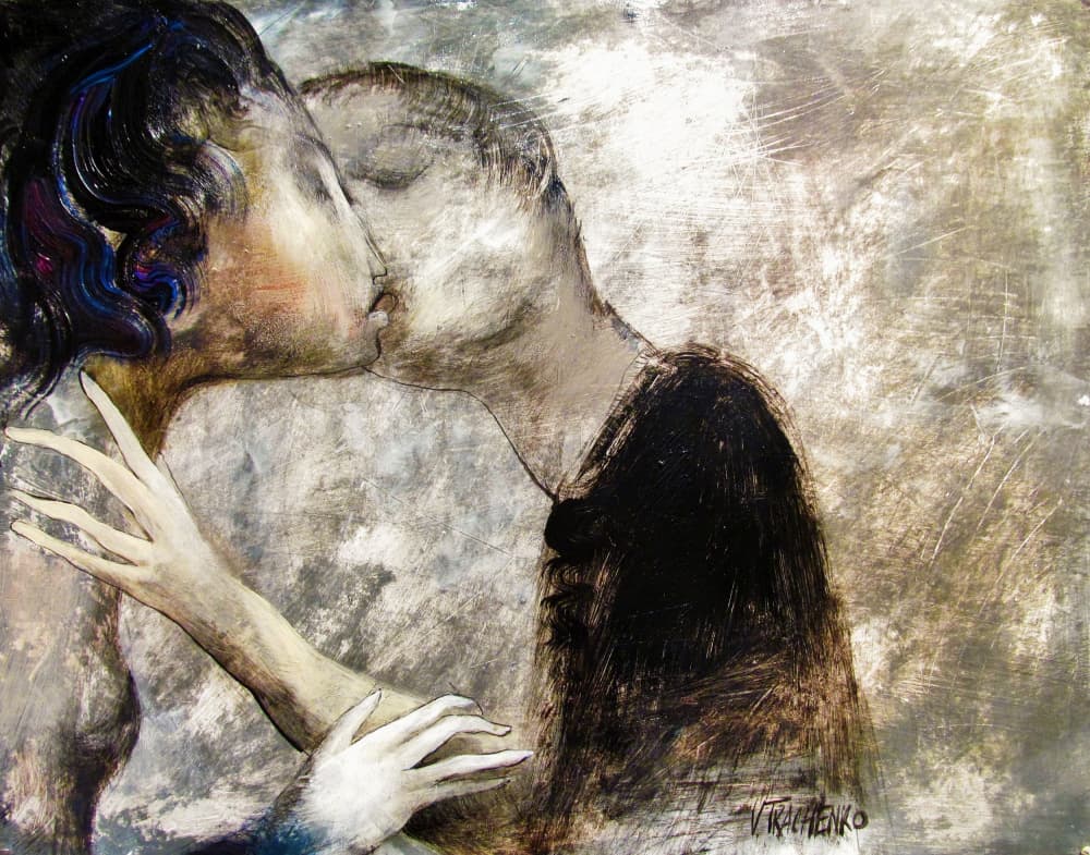 Passionate Embrace by Victor Tkachenko — canvas wall art