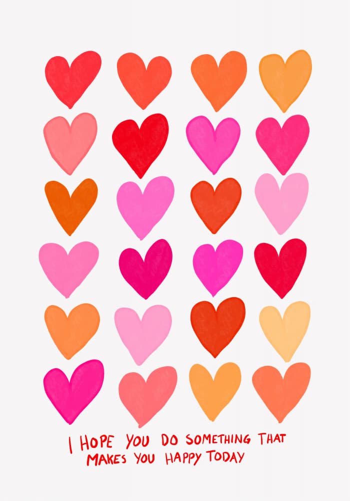 Happy Today by Athene Fritsch — canvas wall art