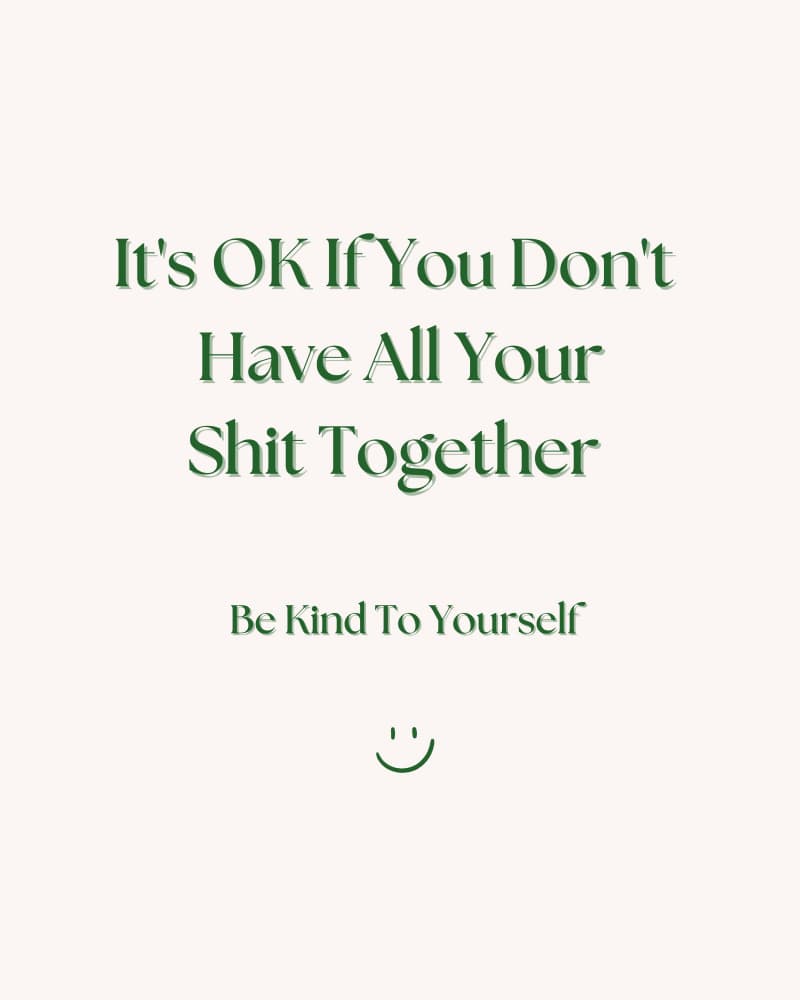 Shit Together Message by Nazma Khokhar — canvas wall art