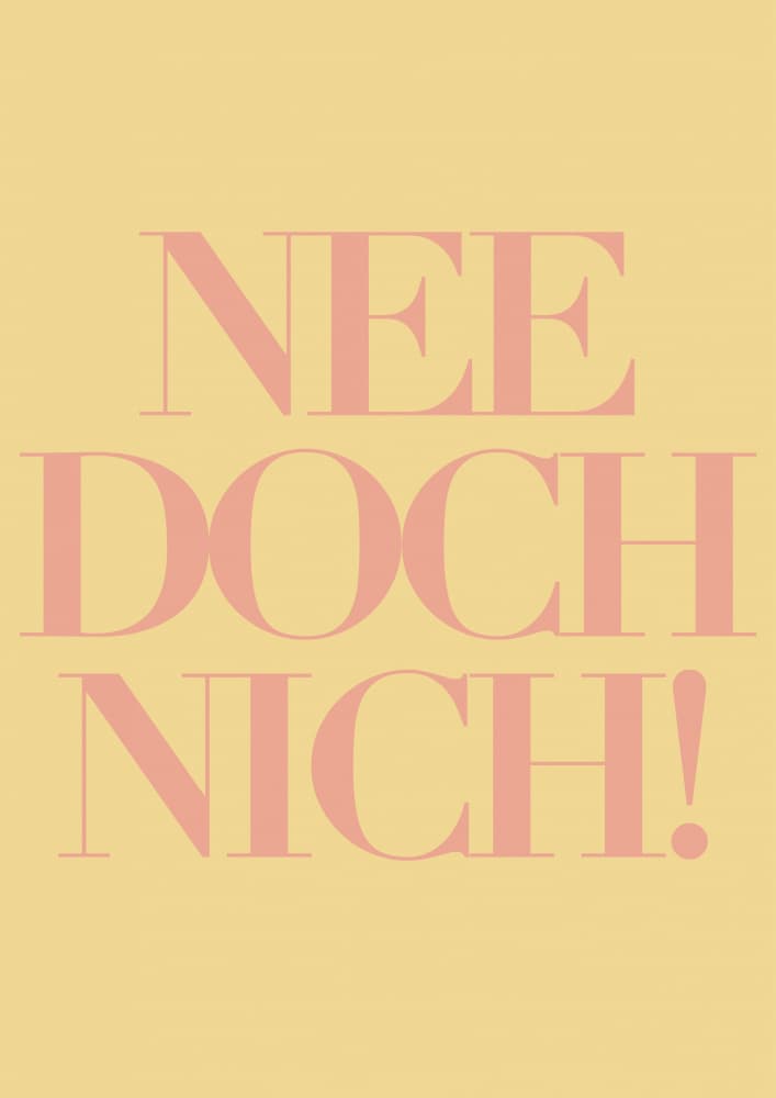 Minimalist German Quote by Tine Taler — canvas wall art