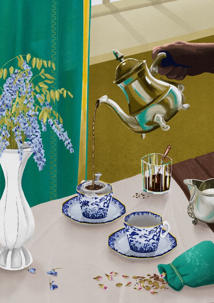 I Despise English Tea by Goed Blauw — canvas wall art