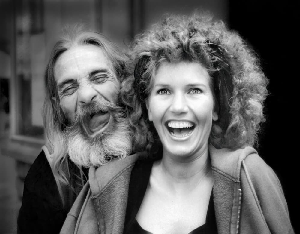 Happy Laughing Faces by Jan Donckers — canvas wall art