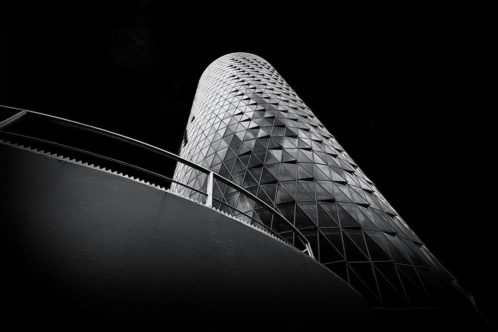 Modern Geometric Architecture by Roland Weber — canvas wall art