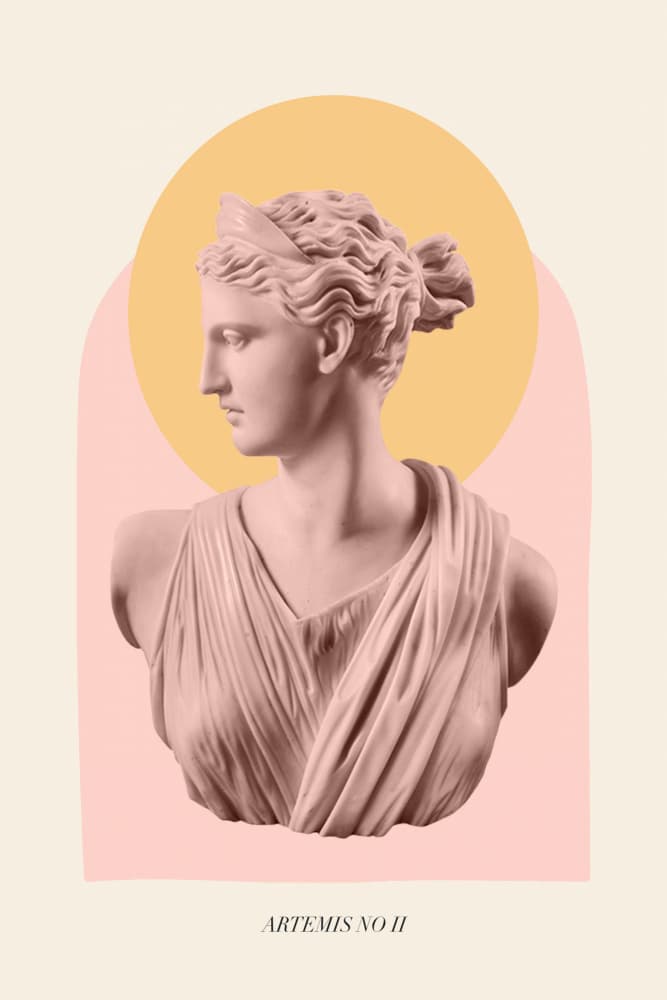 Serene Goddess Profile by Talitha McQueen — canvas wall art