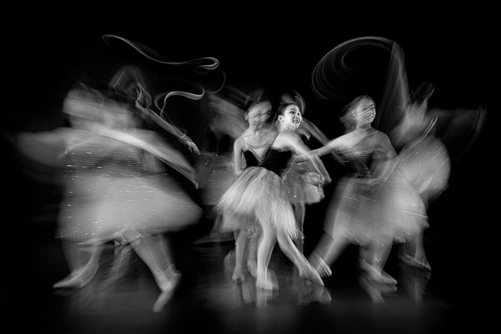 Graceful Ballet Movement by Lydia Jacobs — canvas wall art