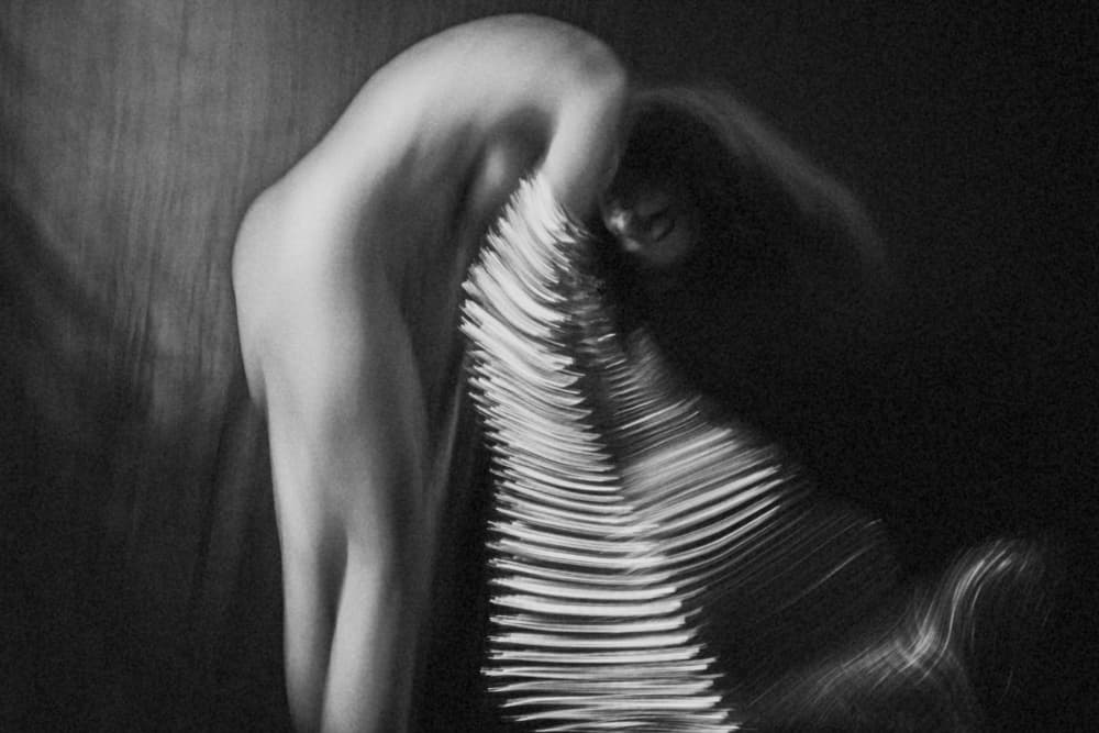 Ethereal Figure In Motion by Bogdan Bouşcă — canvas wall art