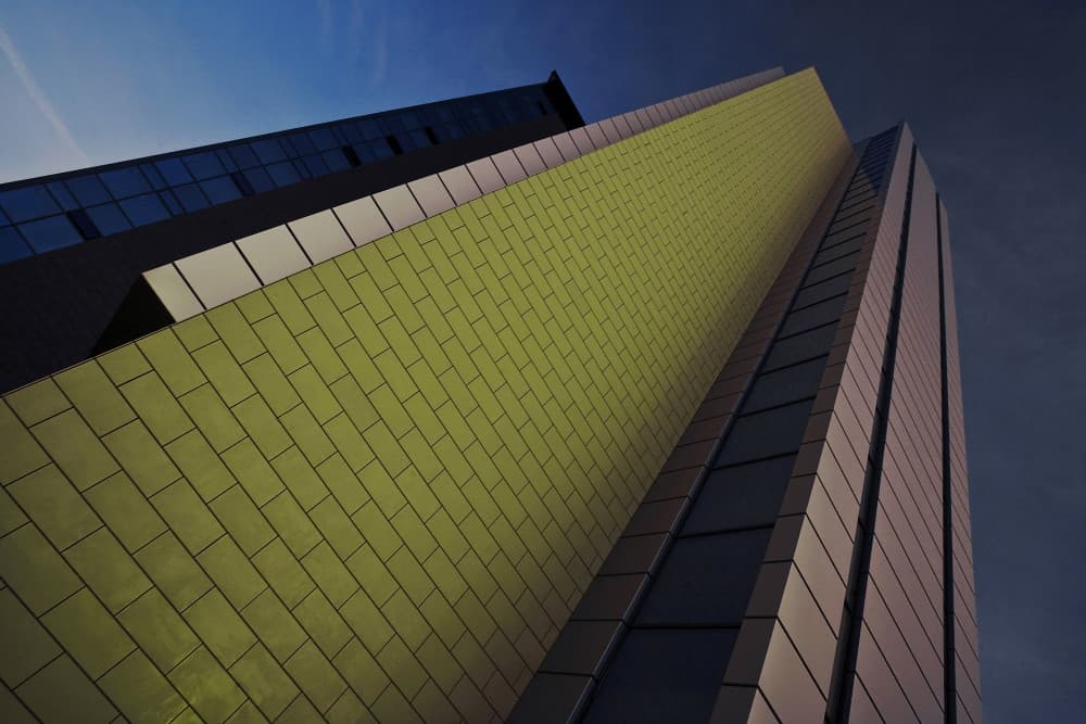 Sleek City Architecture by Þorsteinn H. Ingibergsson — canvas wall art