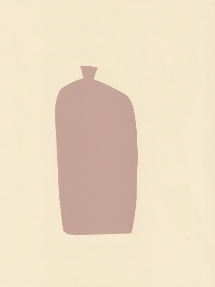 Muted Organic Bottle by Bronwyn Baker — canvas wall art
