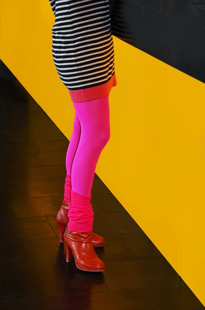 Vibrant Pink Tights by Peter Hammer — canvas wall art