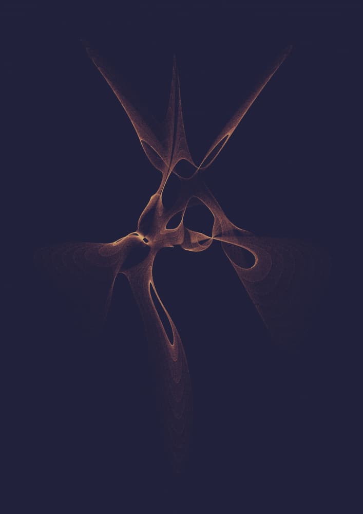 Flowing Golden Light by AV11 — canvas wall art