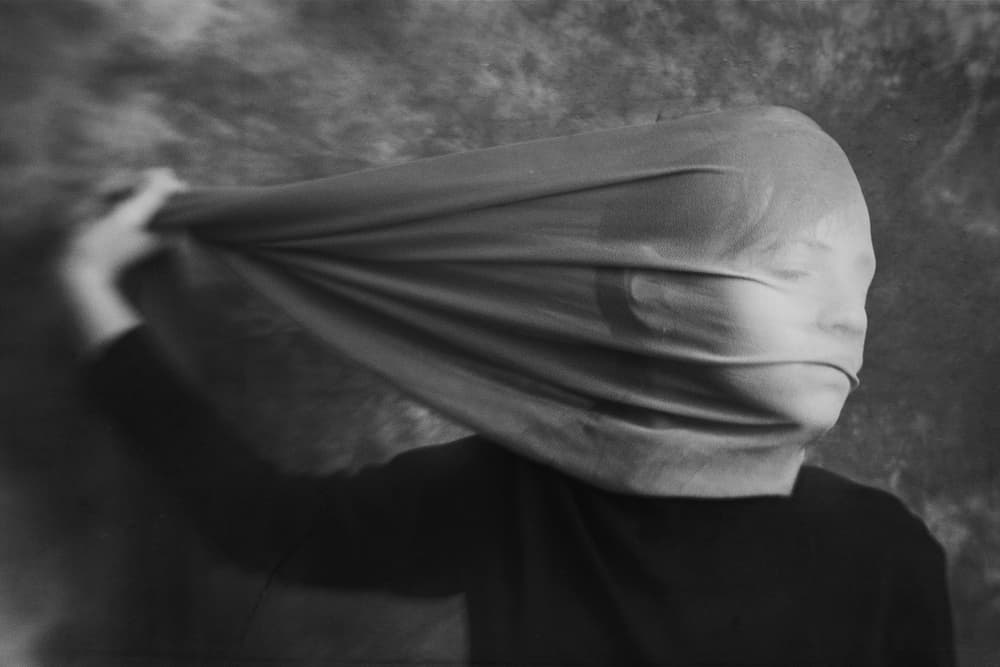 Hidden Face Portrait by Marius Cinteza — canvas wall art