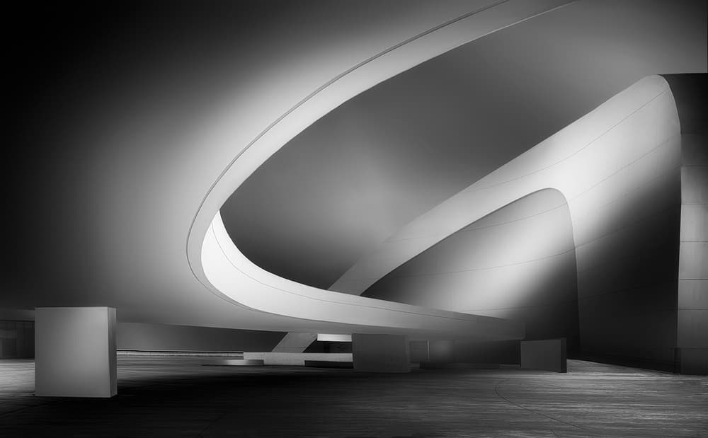 Abstract Architectural Forms by Fran Osuna — canvas wall art