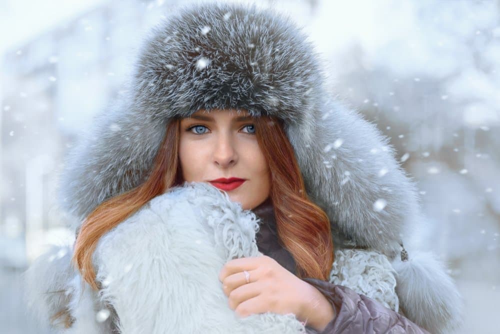 Winter Beauty in Fur by Tanya Markova — canvas wall art