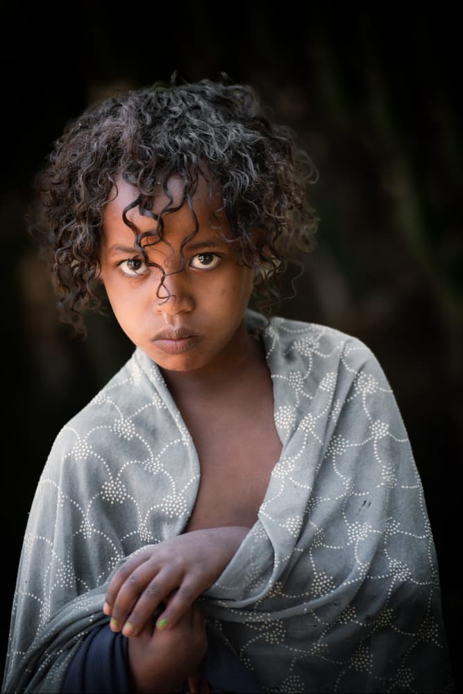 Soulful Child Portrait by Trevor Cole — canvas wall art