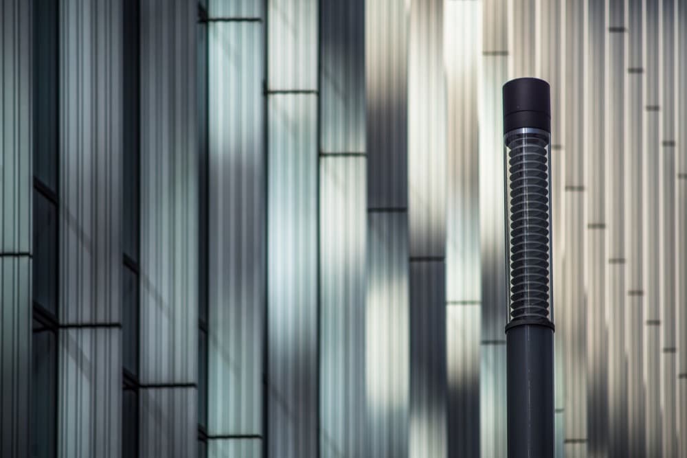 Sleek Building Detail by Jaap Koer — canvas wall art