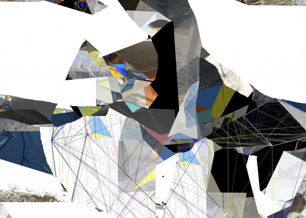 Fragmented Geometric Vision by Stefan Fransson — canvas wall art