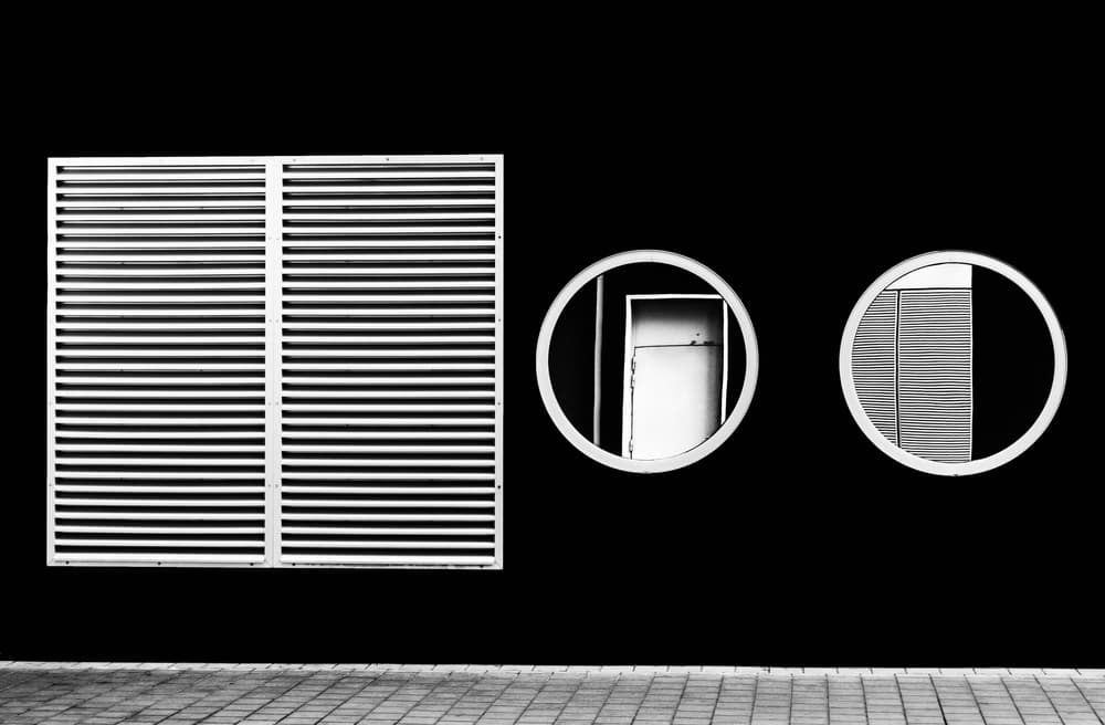 Minimalist Urban Geometry by Jef Flour — canvas wall art