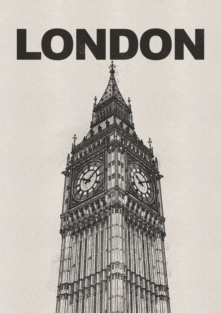 Iconic London Tower by Nicholas — canvas wall art