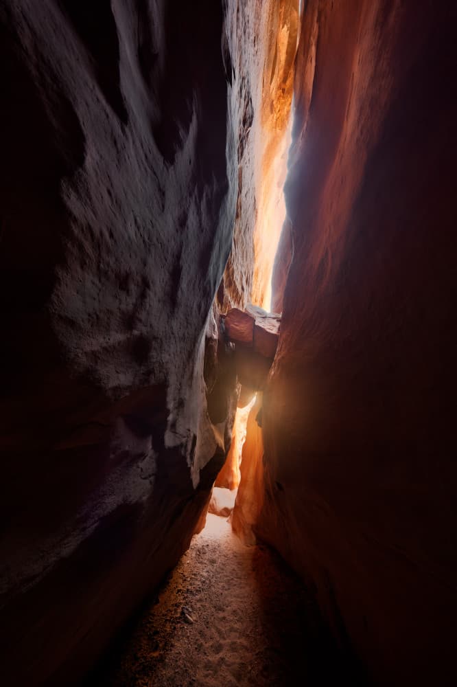 Canyon's Golden Glow by John Fan — canvas wall art