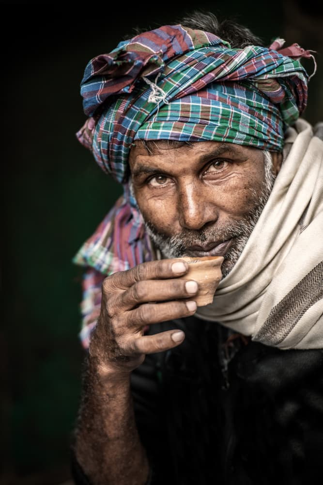 Indian Chai Moment by Trevor Cole — canvas wall art
