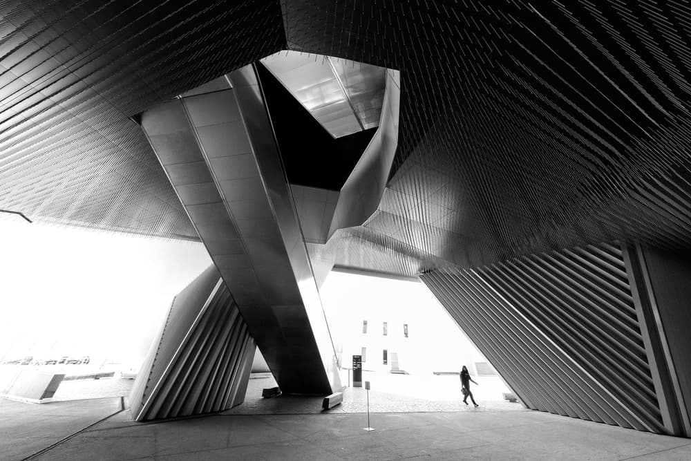 Modern Geometric Architecture by Filipe P Neto — canvas wall art