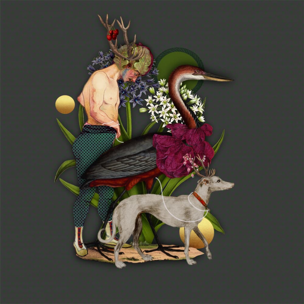 Mythic Trio Garden by Atelier MHB — canvas wall art