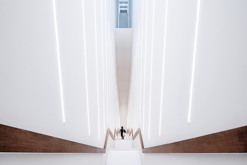 Minimalist Upward Path by fotomarion — canvas wall art