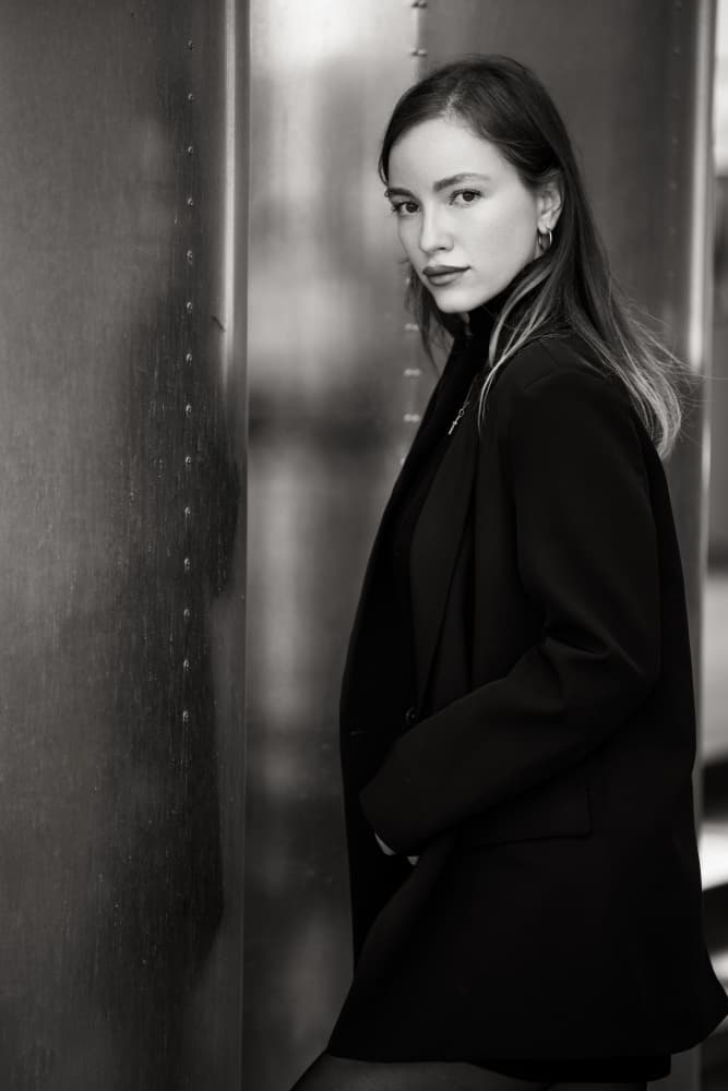 Modern Fashion Portrait by Photographer — canvas wall art
