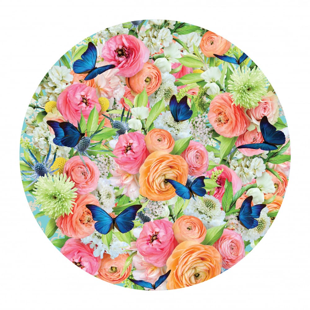 Vibrant Butterfly Garden by Sue Skellern — canvas wall art