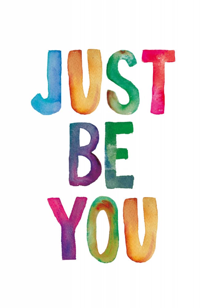 Just Be You by Brett Wilson — canvas wall art